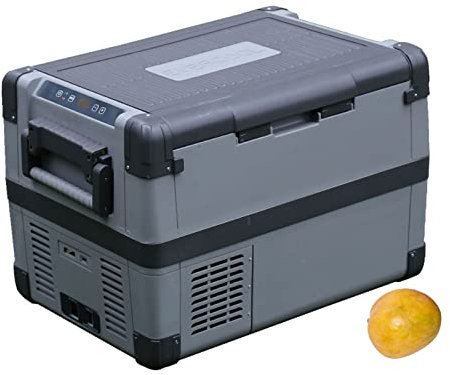 Prime Tech Kompressor-Kühlbox Pro-Line 28/40/50/60 Liter, bis -22 Grad, 12/24/230 V für Steckdose, Auto, LKW, PKW, Boot, Reisemobil (Kühlbox 40 l) – Diverse Größen