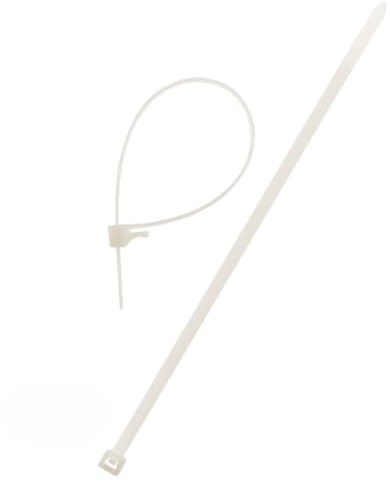 Zenitech - 20 Stück Wiederverwendbare Kabelbinder 3,6x140mm - Auslösetaste Für Einfache Anpassung - Strapazierfähiger Kunststoff Für Temporäre Installationen - 140mm