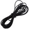 Corda 10 mm, elastica, resistente, anche per uso in esterni, colore nero, lunghezza 5 m