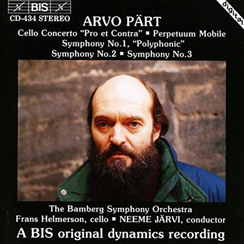 Part: Cello Concerto Pro et Contra / Perpetuum Mobile / Symphony No. 1 Polyphonic / Symphonies 2 & 3