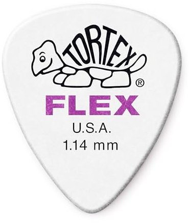 Dunlop Picks 428R1.14 - Tortex Flex Standard 1.14mm - Refill Bag 72 Picks