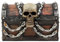 Atlantic Karibik Piraten Haunted angekettet Totenkopf Schatztruhe Box Jewelry Box Figur 14,6 cm L
