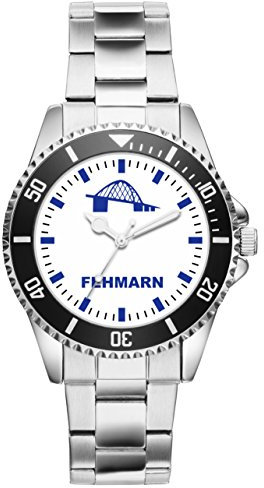 KIESENBERG Fehmarn Geschenk Artikel Idee Fan Uhr 2693