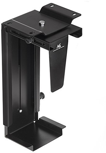 Maclean MC-713B or MC-713S Under Desk PC Mount The 10 kg Black Or Silver (Black)