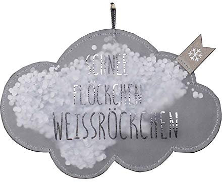 Good old Friends Winter Konfettiregen Wolke. Schneeflöckchen