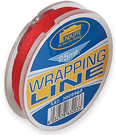 Wrapping Line Filo per legature - 25 mt. - Size D (Rosso)