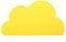 Addfun®Kids Silikon Wolke Platzdeckchen Non Slip Tischset Schutz Speise Dekoration tragbar Baby Tischsets,Gelb