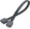 Akasa LED Strip Light Extension Cable | 4-Pin RGB | 200mm | AK-CBLD01-20BK