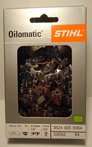 Stihl 33RS3 84 Rapid Super 3 Chainsaw Chain 25 84 Links 3/8 Pitch .050 Gauge 3624 005 0084