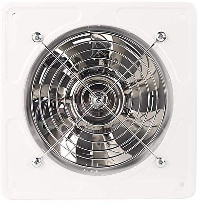 Tnfeeon 6 Ventilateur Extracteur D'air Diamètre du Trou de Perçage 150mm Extracteur D'air 40W Ventilateur D'extraction Mural Pour Cuisine Salle de Bain(White)