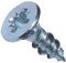 AERZETIX - Lot de 100 - Vis à Bois - Ø3x10mm - en Acier Zingué Métal - Tête Fraisée - à Empreinte Cruciforme Pozidriv - Couleur Argent - C44781