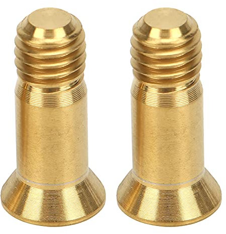 Keenso Schaltwerkschraube, 2 STK. M5x14,2 Mm Mountainbike Schaltwerkschrauben Führungsradschraube Fahrrad Schaltwerk Befestigungsschrauben Gold Fahrrad und Ersatzteile Fahrräder und Zubehör