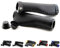Universal Fahrradgriffe, E-Bike Lenkergriffe Quad Griffe ATV Fahrrad Griffgummis 2 x 22mm (Schwarz-Leder)