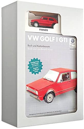 Franzis Verlag 67138 Kartonbausatz VW Golf I GTI Bausaetze Bausatz ab 14 Jahre