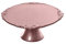Alzata per dolci Alzatina torta e frutta, di plastica grande (Rosa Gold, ø31 h10)