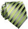 Rosiika Corbatas a cuadros para hombre, diseño formal, para bodas, fiestas, lime green, Taille unique