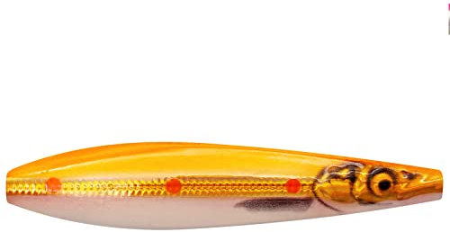 Savage Gear Inline Meerforellenköder zum Spinnfischen LT Seeker 9cm 24g, Farbe:Fluo Orange Copper