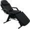 Balance Massage Bed Table 3 Section Adjustable Reclining Beauty Salon Chair Tattoo Spa Facial Couch Bed with Plastic storage box (019 Black)