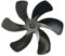 HEZHU 6 Flügel Kaminofen Stromloser Stove Fan Ventilator Gebläse Herd Lüfter Holzofen Nur Einen Flügel