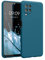 kwmobile Case Compatible with Samsung Galaxy A22 4G Case - TPU Silicone Phone Cover with Soft Finish - Teal Matte