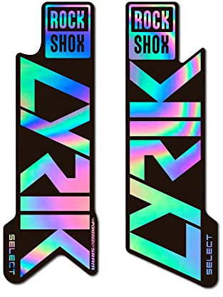 Autocollants compatible avec de fourche de vélo Rock Shox Lyrik Select 2020