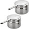Gatuida Brennpaste Kraftstoffhalter mit Abdeckung 2 - Chafer- Wick- Fondue- Kraftstoffkonserven- W?rmehalter mit Sicherheitsabdeckung für Buffets Catering- Events Kamin Indoor
