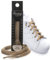 leazy Lacci elastici piatti XL (7 occhielli per lato, Beige)