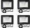 4*led strahler mit bewegungsmelder außen 30W,3000LM LED Strahler Außen mit Bewegungsmelder IP66 Scheinwerferled aussenstrahler bewegungsmelder Kaltes Weiß 6000K Außenstrahler LED Fluter Flutlicht
