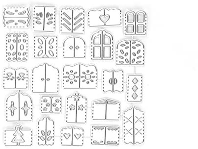 Plantilla de troquelado de metal con 24 formas para manualidades, álbumes de recortes, tarjetas, decoración de álbumes