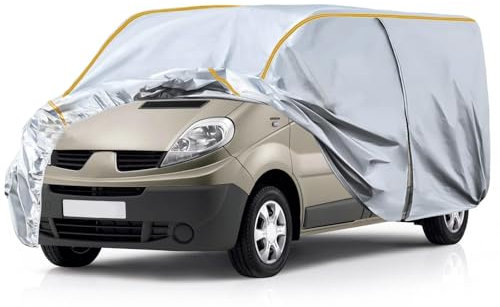 bâche Voiture Exterieur pour Renault Trafic(2004-2023) Housse Voiture ImperméAble,Housse De Voiture Respirant Coupe-Vent Imperméable À l'eau Protection UV, 204.7x78.7x78.7 in