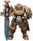 JOYTOY JT7837 40K 1/18 Action Figur Spielzeug, Adeptus Custodes Custodian Guard with Sentinel Blade, 4-Zoll Modell Set, Geschenk für Action Figur Enthusiasten und Sammler (MSS-7837)