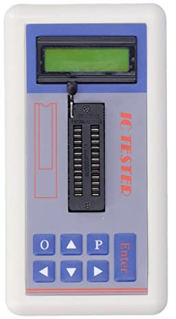 Multifunktionaler Transistor-Tester, Integrierter Schaltkreis, IC-Tester, Messgerät, Wartungstester, MOS-PNP-NPN-Detektor, 5 V, 3,3 V (Keine Terminals)