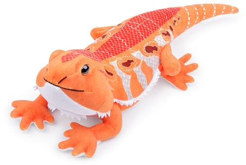 lilizzhoumax Eidechse Kuscheltier Echse Plüschtier 46cm/18zoll Simuliertes Tier Eidechse Kawaii Eidechse Plüschtier, Realistische Spielzeug für Wilde Tiere Geschenk für Kinder Jungen Mädchen