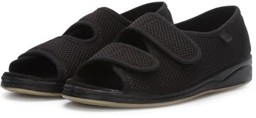 Offene Orthopädische Schuhe Damen Herren Verstellbare Breite Sandalen Verbandschuhe Ödeme Reha-Schuhe Weit Diabetiker Sandalen Chirurgie Schuhe Memory Foam Sandalen