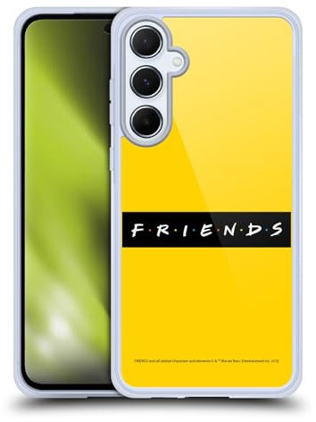 Head Case Designs sous Licence Officielle Friends TV Show Modèle Logos Coque en Gel [Protection de Qualité Militaire] Compatible avec Samsung Galaxy A55 5G