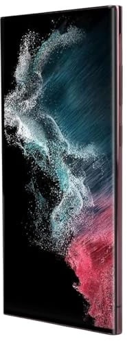 för S22 Ultra LCD-skärmbyte, Dynamic AMOLED 2X Screen Touch 6,8-tums LCD-digitaliseringsenhet, Fingeravtrycksram med Installationsguide, för SM S908B EU-version (Röd)