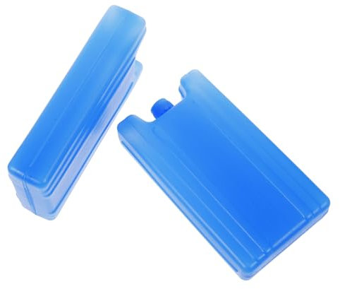 Abaodam 400ml Wiederverwendbare Eisbehälter für Kühler Eiskühlbehälter für Lunchboxen Tragbarer Eisbehälter