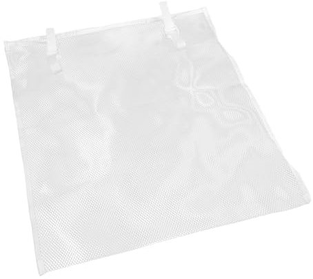 GARVALON Hängende Aufbewahrungstasche Netztasche Für Windeln Spielzeug Und Kleidung Wandmontierte Organizer Für Kinderzimmer Weiß