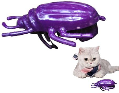 Allayu Cat Light Pointer Toy Interactive Fun For Cats And Dogs Cockroach Game Replacement Cockroach ABS Electric Mouse For Cats, D