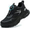 GUDECIUS Sicherheitsschuhe Herren Damen Arbeitsschuhe Leicht Stahlkappenschuhe Sportliche Arbeitsschutzschuhe Schutzschuhe Safety Shoes Atmungsaktiv rutschfest Schwarz 38 EU