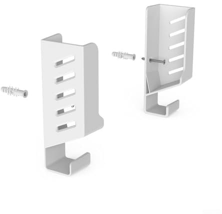 Cable Management Bracket, Network Switches Modems Laptops Multipurpose Holder Stand Shelf, For Laptops WiFi Routers And Audio Devices On The Wall(White)