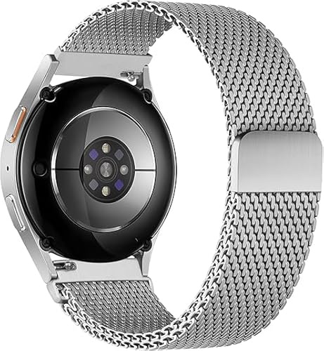 Armband Kompatibel mit Huawei Watch GT 5 46mm, 22mm Mesh Edelstahl Ersatzband Doppelmagnet Armband für Huawei Watch GT3 Pro/W atch GT2 46mm/W atch GT2e/Galaxy Wa tch 3 45mm/Galaxy Watch46mm