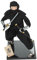 IMIKEYA Poupée Ninja Japon poupée Kimono Ninjas poupées de Fait Bureau décoration Soie