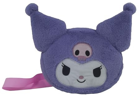 CYPBRANDS – Hello Kitty, Kuromi, Sanrio, Handtasche, Plüsch, Lila, Offizielles Produkt