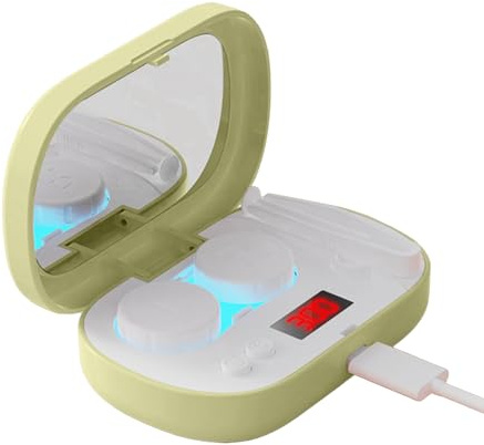 Pulitore molle 5 modi, pulitore intelligente ricaricabile dell'esposizione di LED | Custodia per la pulizia quotidiana delle lenti morbide, per adolescenti, famiglie e amici