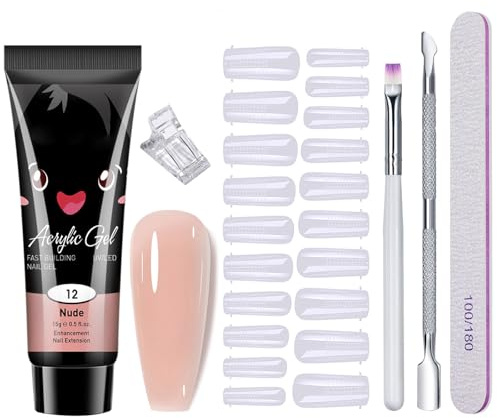 Polygel Starter Set,Poly Gel Nägel Set,Polygel,Polygels Set,Polygels Nägel,Gelnägel Starterset,Gel Nägel Set,Poly Extension Nagelgel Starter Set,Nail Art Design Geeignet für Anfänger