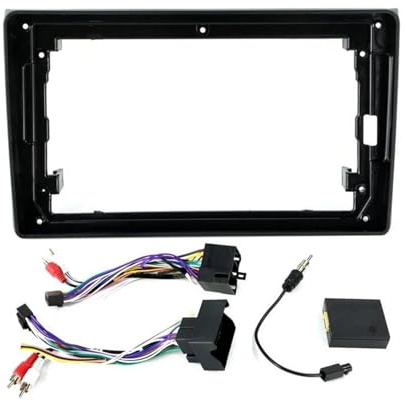 Auto 2 Din Radio GPS Stereo Center Control Dashboard Frontpanel Armaturenbrett 9 Zoll Frontrahmen Für A4 S4 RS4 8E 8F B9 B7
