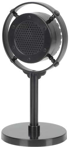 SEWACC de Microphone et Facile à Transporter Léger en Abs Vintage Modèle pour Décoration de Bureau et Jeux Quotidiens des Garçon et Filles