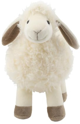 Générique Plüschtier Schaf – Komfort auf Reisen, weiche Wolltextur + Größe 22 cm, Kollektion niedliche Bauernhoftiere, Design Nähte – für Krippe & Geschenk zu Ostern