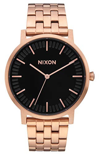 Nixon Armbanduhr Porter All Rose Gold / Black
